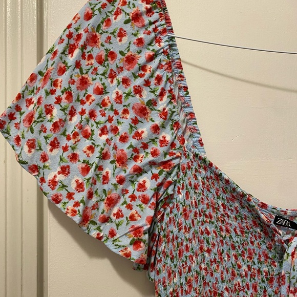 NWT Zara Maxi Floral print dress - Picture 6 of 7